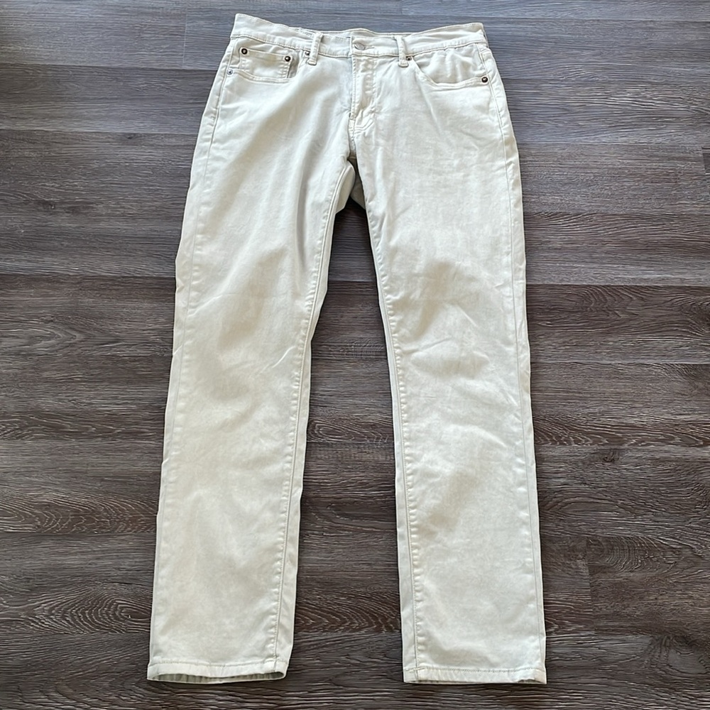 Lucky Brand 410 Jeans Men’s W 31 L 32 Athletic Straight Khaki Five Pocket
